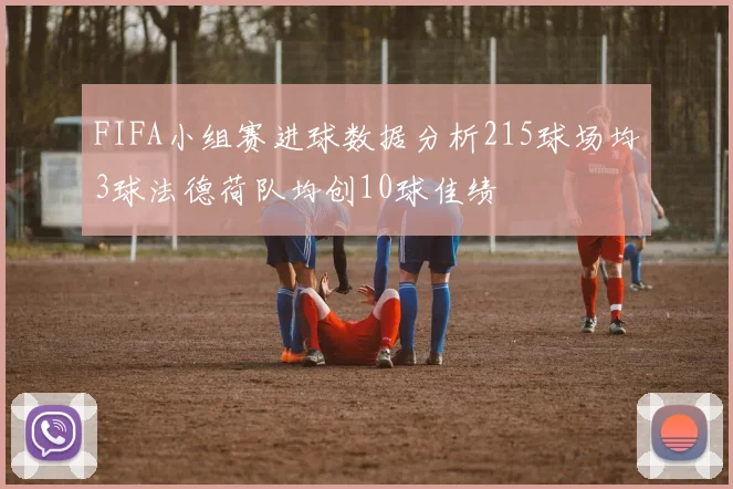 FIFA小组赛进球数据分析215球场均3球法德荷队均创10球佳绩